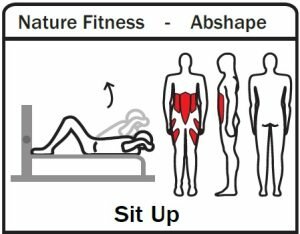 Robinia Fitnessbankje AbShape uitleg