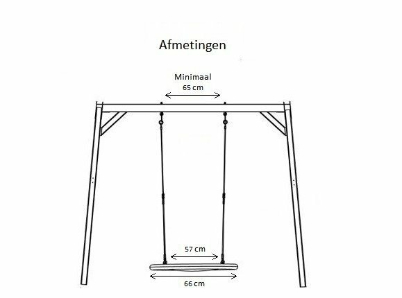 multikids schommel large afmetingen