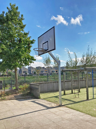 Basketbal Bord Professioneel Openbaar 120 x 90 cm voorkant