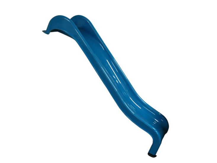 Polyester Glijbaan voor platformhoogte 75 cm Openbaar gebruik licht blauw