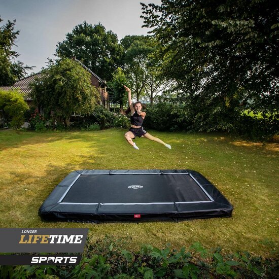 Berg *Ultim Favorit** Trampoline Inground 410 x 250  zwart