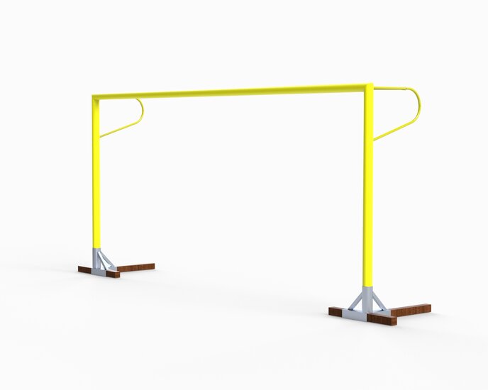 Foto Aluminium Beachsoccer Goal Frame 5.5x2.2m