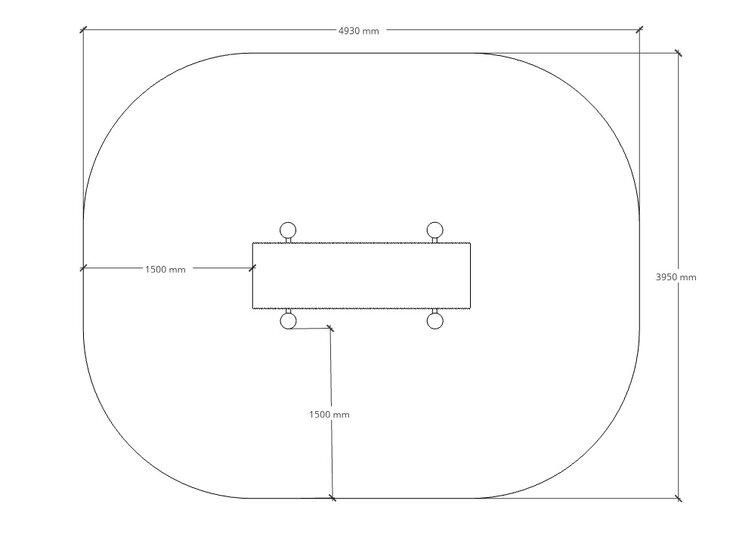 Vrije ruimte Robinia Tunnel Openbaar Serie 29