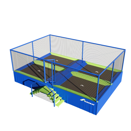 trampoline speeltoestel vierkant 4 large