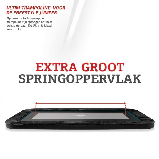 Springoppervlak Elite Ultim trampoline