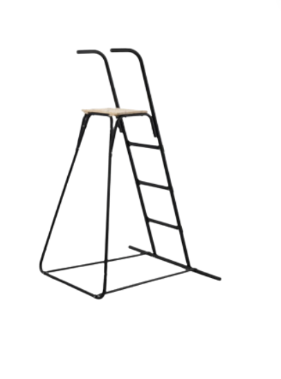 Vrijstaande ladder voor platformhoogte 120 cm