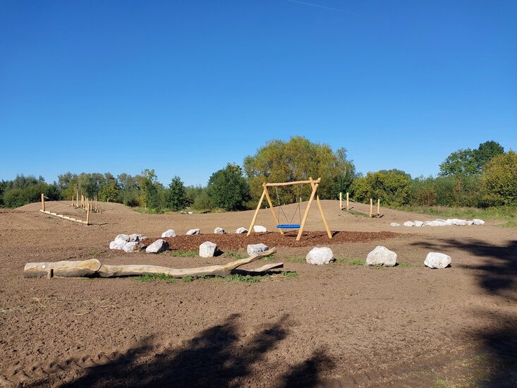 voorbeeld speeltuin met zwerfkeien