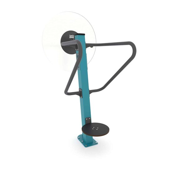 Outdoor Fitness Flex Wheel + Core Twister Turquoise
