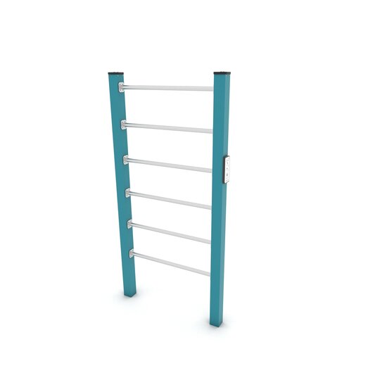 Outdoor Workout Bar Wall Turquoise