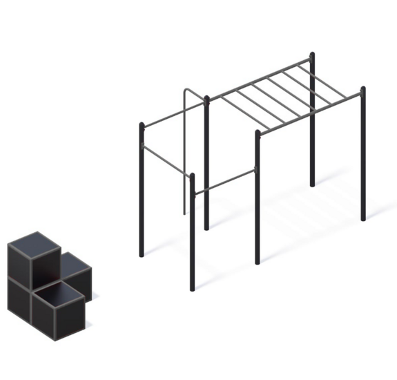 Street workout fitnesstoestel