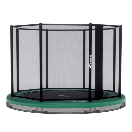Akrobat Trampoline Primus Inground inclusief veiligheidsnet 305 cm Groen
