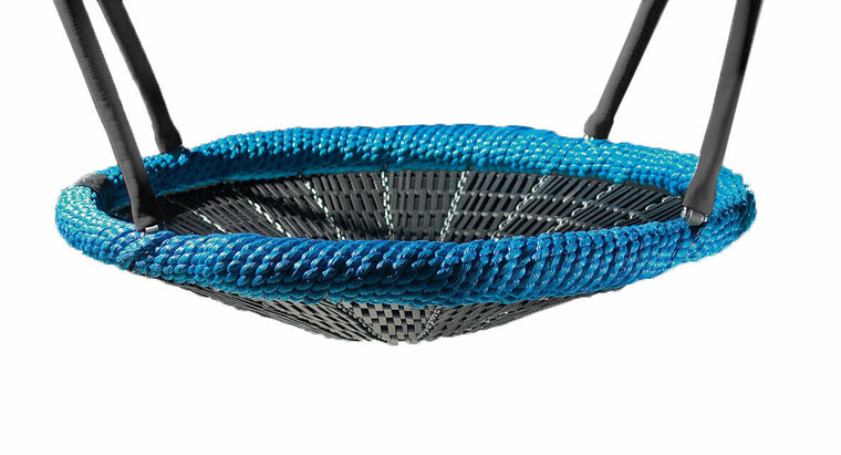 Huck Nestschommel Blauw/Zwart Openbaar *Ø120 cm - Limited Edition**