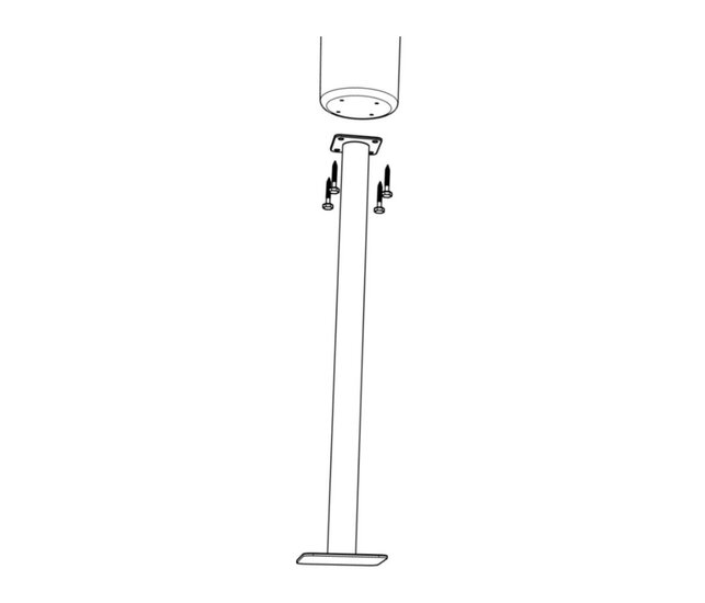 tekening bevestiging anker
