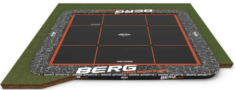 Berg Ultim Pro Bouncer Flatground Trampoline 500 x 500 Grijs