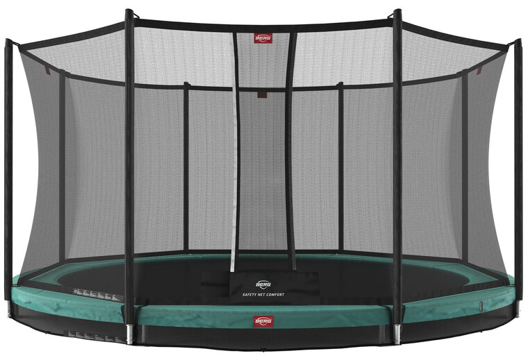 Berg Favorit Inground &Oslash;380 Trampoline met Safetynet Comfort Groen