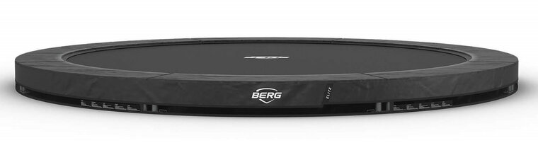 Berg Inground Elite Trampoline Sports Ø430 Antraciet Grijs Professioneel