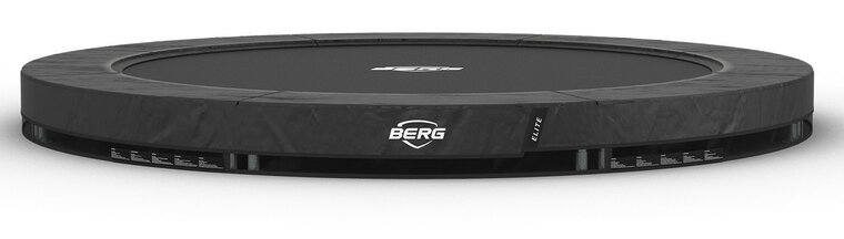 Berg Inground Elite Trampoline Sports 330 Antraciet Grijs Professioneel