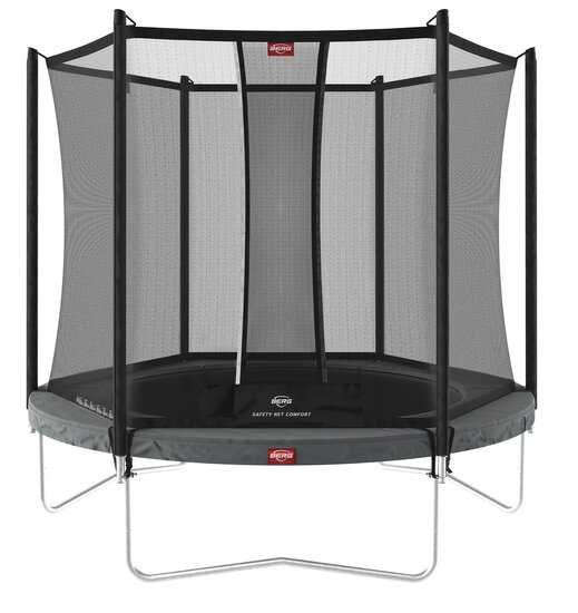 Berg Favorit 330 cm met veiligheidsnet Comfort Antraciet Grijs