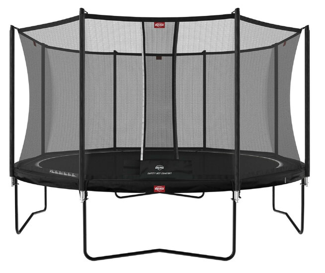 Berg Favorit Trampoline Ø430 cm met veiligheidsnet Comfort Zwart
