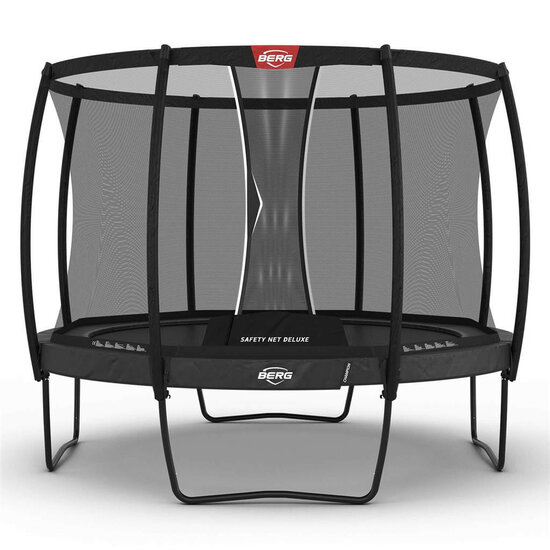 Berg Champion Regular Trampoline Ø330 cm Antraciet Grijs met veiligheidsnet Deluxe