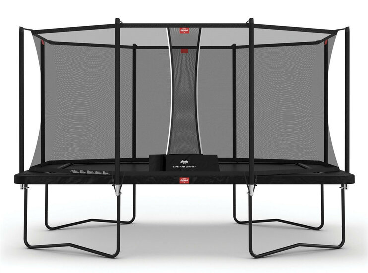 Berg Ultim Favorit Trampoline 410 x 250 cm  incl. Safetynet Comfort zwart