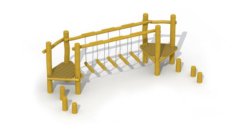 Eco-Play Behendigheidsparcours Waggelpad Openbaar