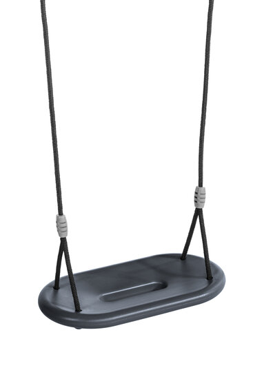 Ergonomisch Schommelzitje XXL Antraciet met Zwart BR-touw