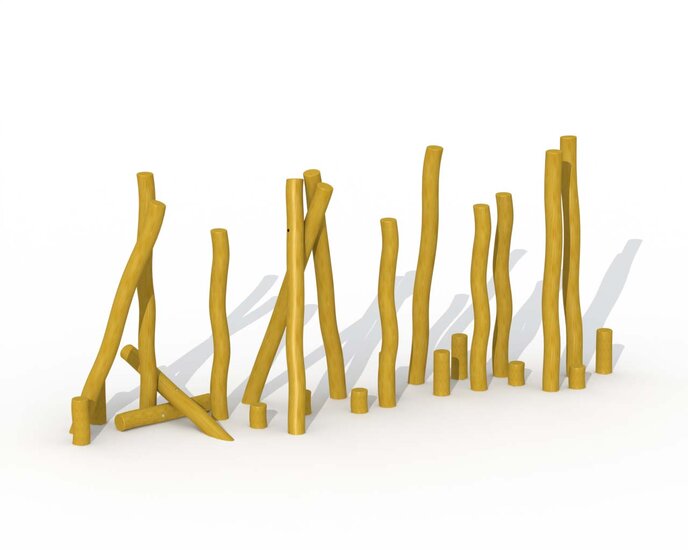 Eco-Play Palenbos Robinia 25 palen