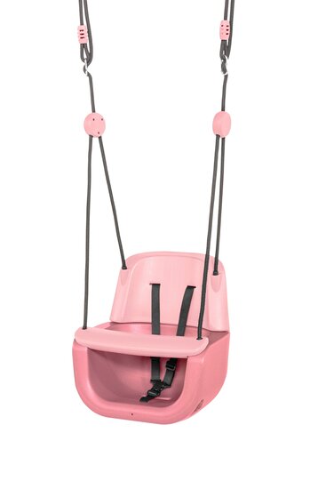 Kunststof Babyzitje 3 in 1 Roze/Lichtroze