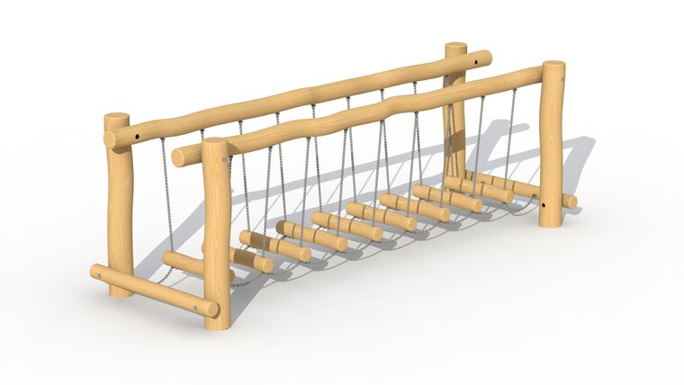 Eco-Play Behendigheidsparcours Waggelbrug Openbaar