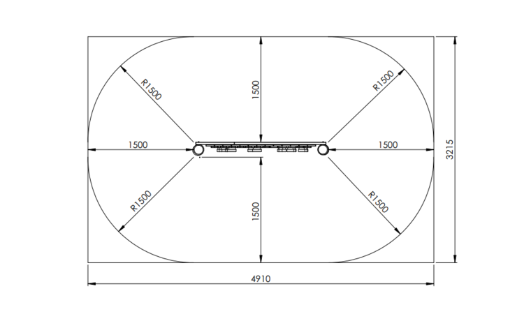 Afmetingen van de apenwand