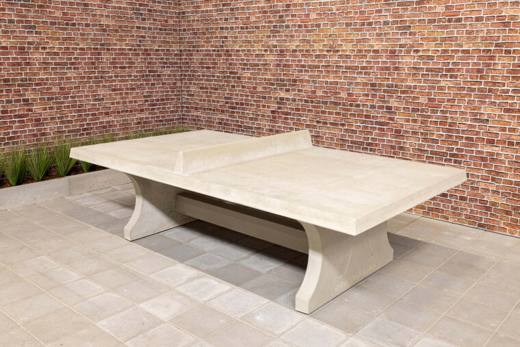 Pingpongtafel in Naturel Beton