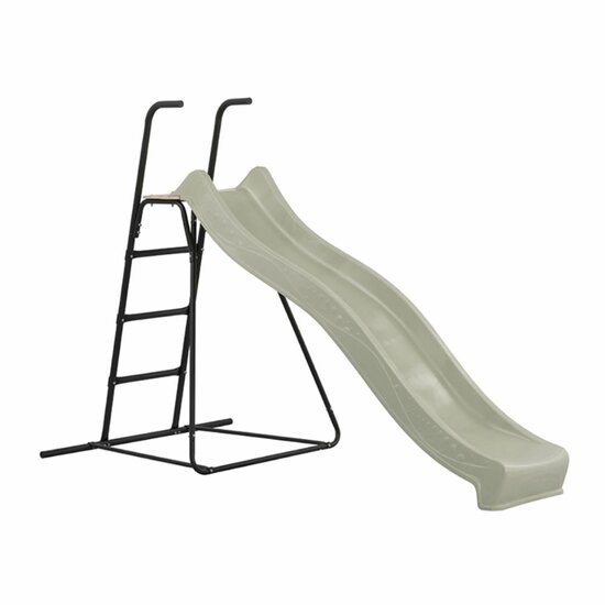 Vrijstaande Ladder Zwart 150 cm hoog Met Glijafke Tsuri Pastel Groen