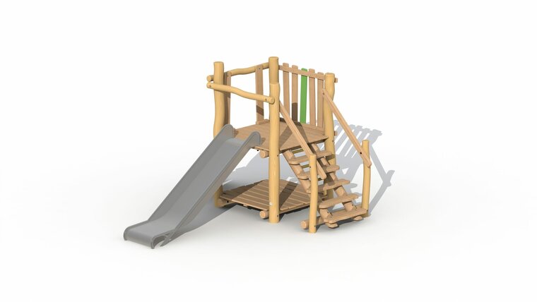 Eco-Play Minidorp Jagerstoren zonder dak Robinia Openbaar