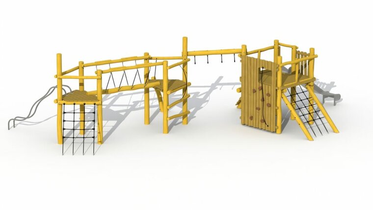 Andere zijde Eco-Play Maxi ToverSpeeltoren met Hanglussen