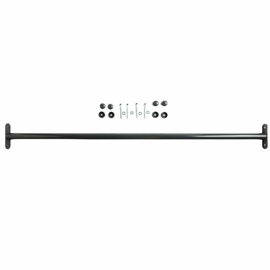 DICE Duikelstang Antraciet 125 cm incl. bevestigingsmateriaal