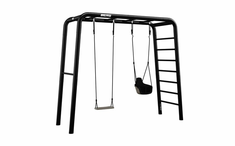 BERG PlayBase Medium met Duikelrek en Klimrek Incl. Schommelzitje en Babyschommelzitje