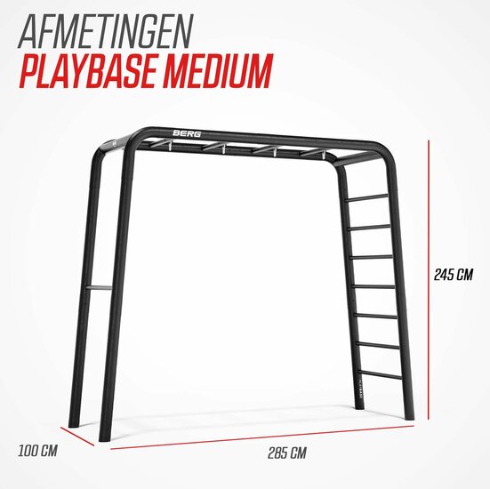 Afmetingen playbase medium