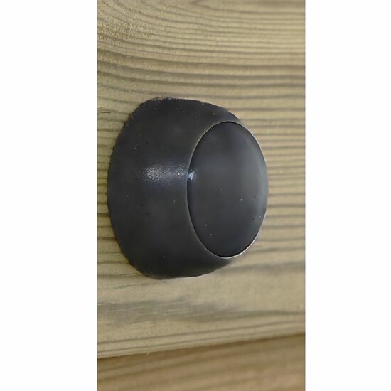  2-delige afdekdop voor bouten en moeren Antraciet M8/M10 op hout