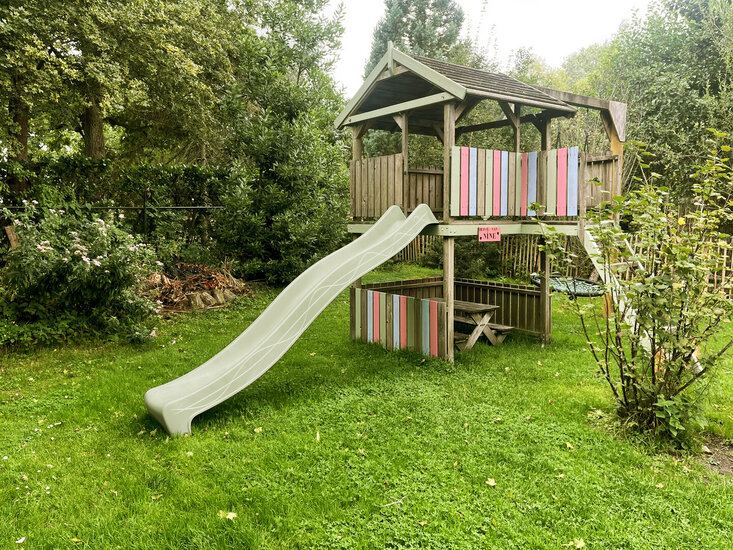 Sfeerfoto Losse Glijafke Tsuri in Pastel Groen voor Platformhoogte 130 t/m 150 cm
