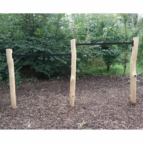 Robinia duikelrek *Duo** 90, 125 cm op maat #Deluxe Antraciet##