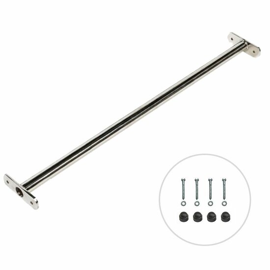 Duikelstang 120cm RVS Premium