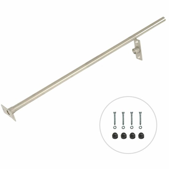 Rekstok RVS 120 cm