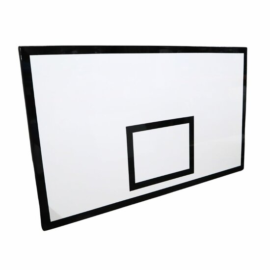 zijaanzicht van Basketbalbord Openbaar 180 x 105 cm Lichte uitvoering