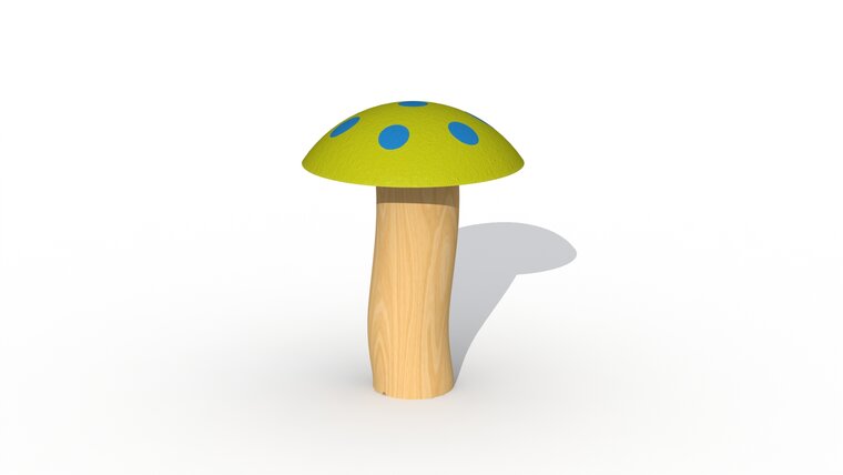 Eco-Play Robinia Paddenstoel Geel hoog model 