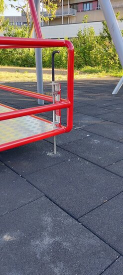 vergrendeling van rolstoelschommels