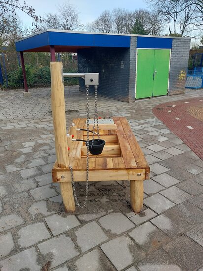 Sfeerfoto Robina Speelkeuken met 2 bakken zonder Dak