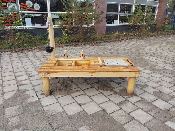 Sfeerfoto Robina Speelkeuken met 2 bakken zonder Dak