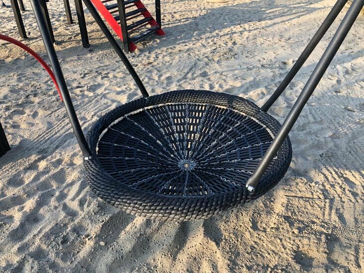 Rubberen sleeve &Oslash;8mm voor schommelketting