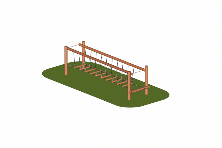 B-Play Wiebelbrug Robinia 200 cm